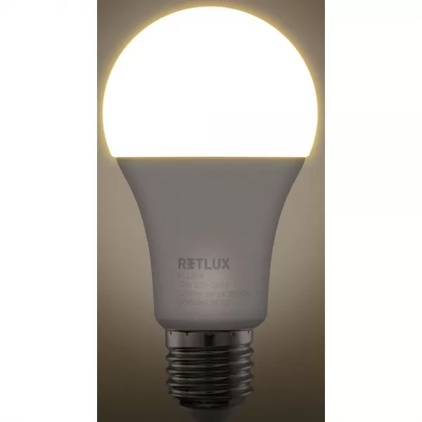 RLL 606 A60 E27 bulb 12W WW D RETLUX