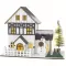 Domek v zimě 18cm 7LED WW RETLUX RXL 465