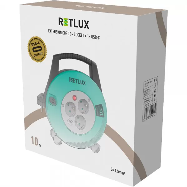 RPC 55 buben 10m/1 3×1,5mm USB-C RETLUX