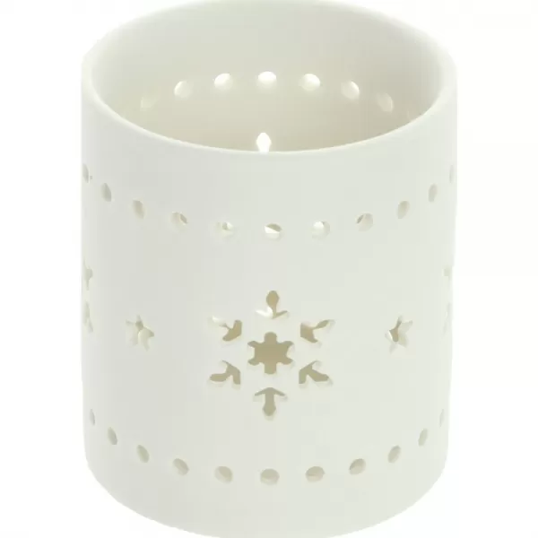 Porcelánový svícen vločky RETLUX RXL 499