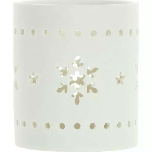 Porcelánový svícen vločky RETLUX RXL 499