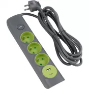 RPC 73 prodlužovací přívod 1,4m/3 3×1,5mm USB RETLUX