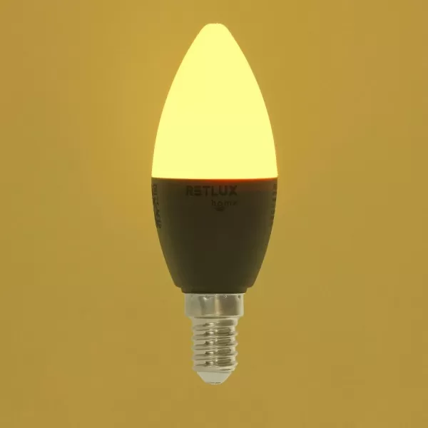 RSH 100 C37 E14 žár. 4,5W RGB CCT RETLUX