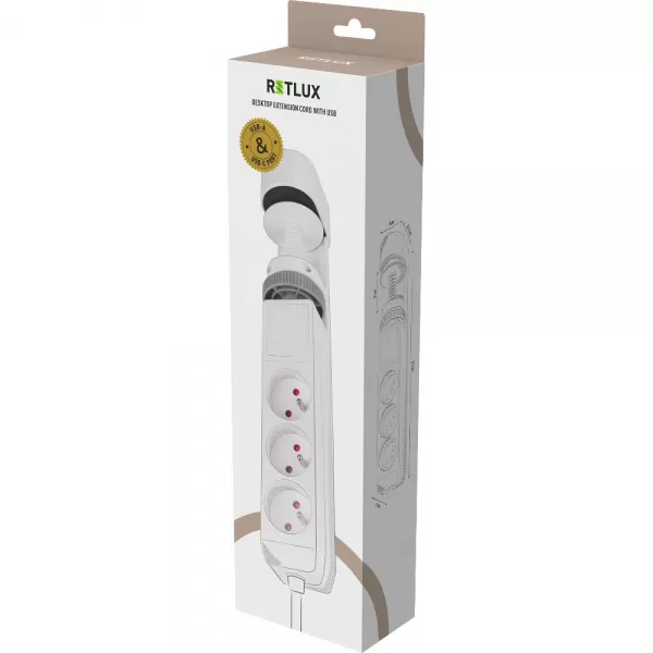 RPC 72 prodlužovací přívod pod stůl USB WT RETLUX