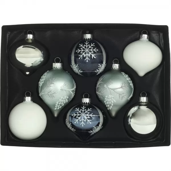 RXL 504 Sada sklen. ozd. bílá 8ks RETLUX