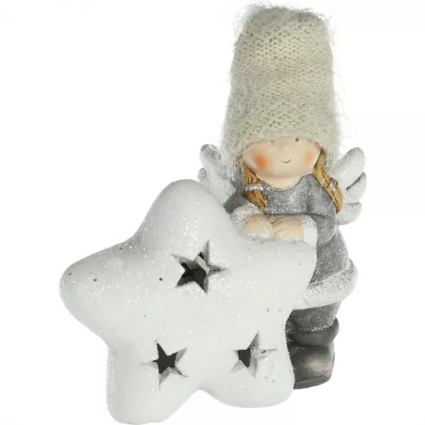 Keramický anděl s hvězdou 1 LED RETLUX RXL 512