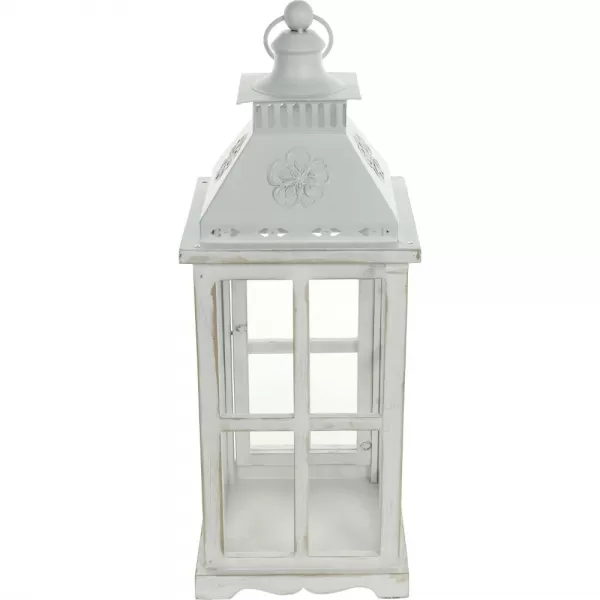 RXL 500 Dřevěná lucerna bílá RETLUX