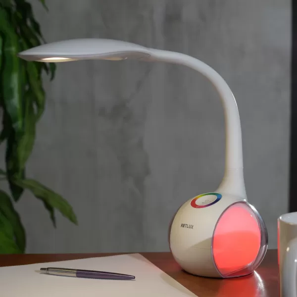 RTL 202 stm. LED lampa bílá RGB 5W RETLUX