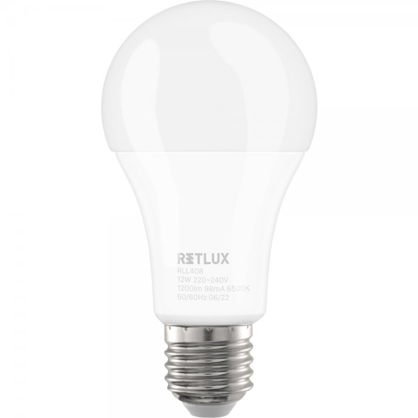 RLL 408 A60 E27 bulb 12W DL RETLUX