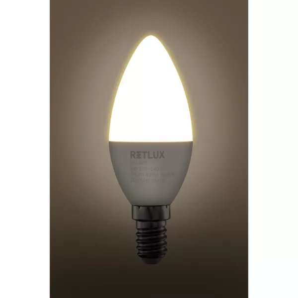 RLL 426 C37 E14 candle 6W WW RETLUX