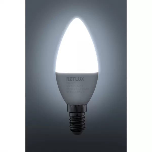 RLL 428 C37 E14 candle 6W DL RETLUX