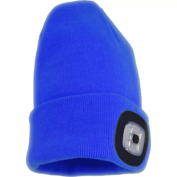 Svíticí nabíjecí čepice MODRÁ RETLUX RLB 102