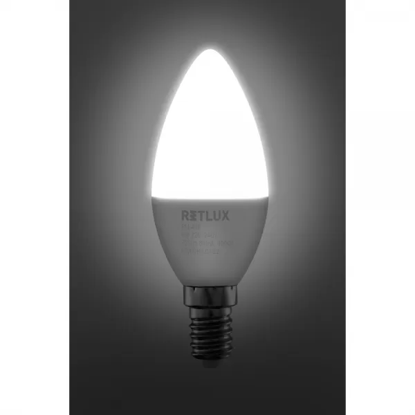 RLL 430 C37 E14 candle 8W CW RETLUX